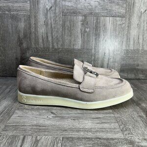 Sam and Libby Skylar Women's size 9 Taupe Suede Loafer Shoes